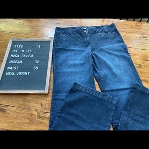 Ann Taylor Dark wash jean trousers (denim)